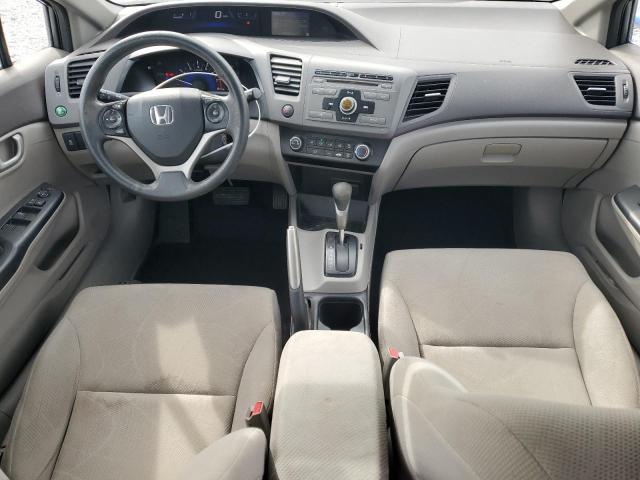 19XFB2F5XCE034946 - 2012 HONDA CIVIC LX GRAY photo 8