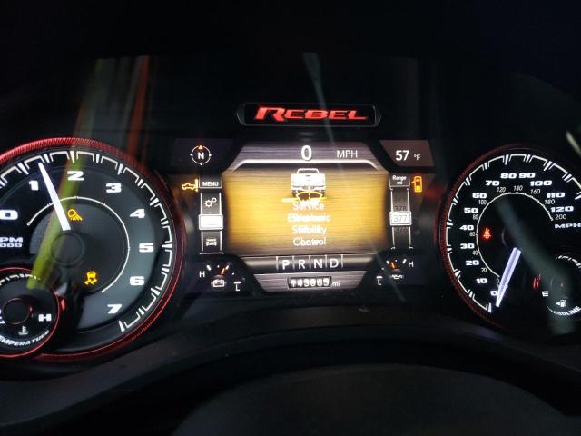 1C6SRFLT7KN850504 - 2019 RAM 1500 REBEL BLACK photo 9