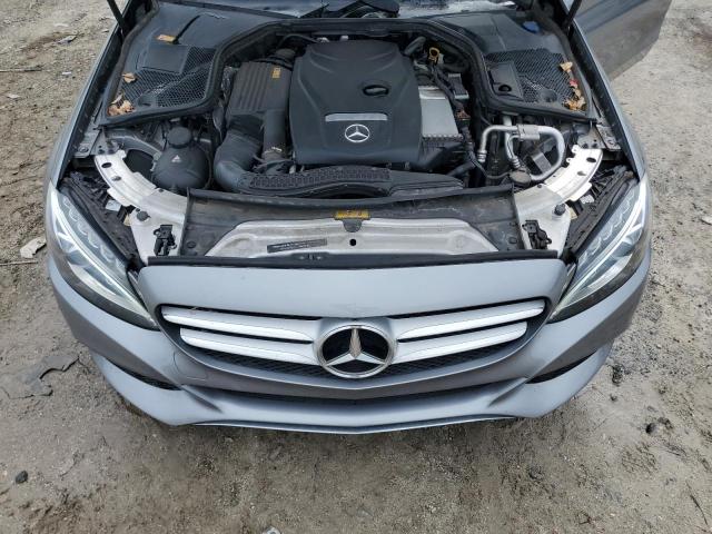 55SWF4KB6GU147285 - 2016 MERCEDES-BENZ C 300 4MATIC GRAY photo 11