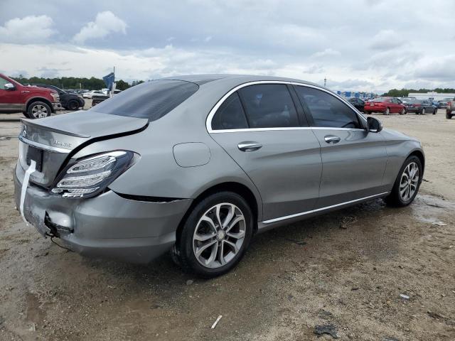 55SWF4KB6GU147285 - 2016 MERCEDES-BENZ C 300 4MATIC GRAY photo 3