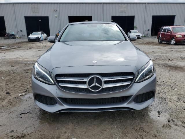 55SWF4KB6GU147285 - 2016 MERCEDES-BENZ C 300 4MATIC GRAY photo 5