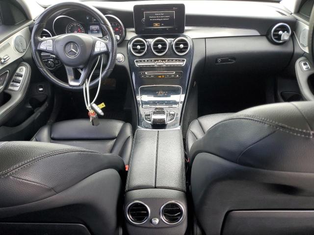 55SWF4KB6GU147285 - 2016 MERCEDES-BENZ C 300 4MATIC GRAY photo 8