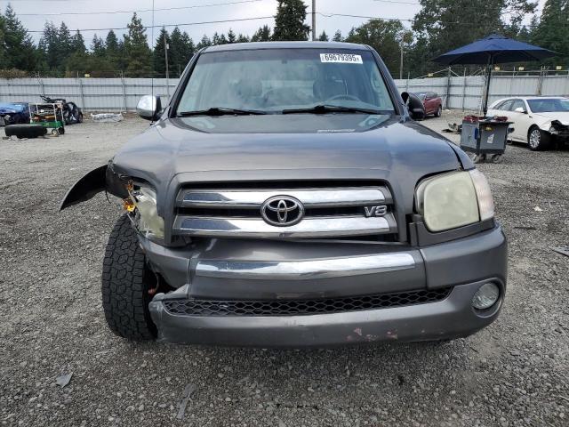 5TBDT44126S509086 - 2006 TOYOTA TUNDRA DOUBLE CAB SR5 GRAY photo 10