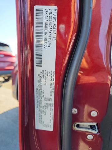 3C4NJDBBXNT110749 - 2022 JEEP COMPASS LATITUDE 栗色 照片 14