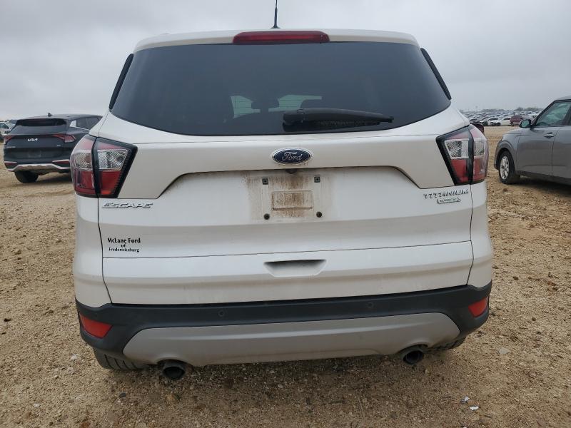 1FMCU0JD2HUE94526 - 2017 FORD ESCAPE TITANIUM WHITE photo 6