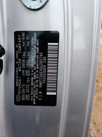 KMHTC6AE4GU283745 - 2016 HYUNDAI VELOSTER TURBO ვერცხლისფერი ფოტო 13