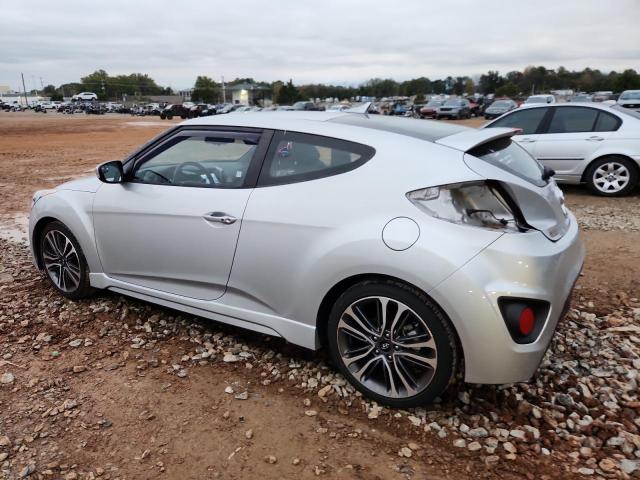 KMHTC6AE4GU283745 - 2016 HYUNDAI VELOSTER TURBO ვერცხლისფერი ფოტო 2