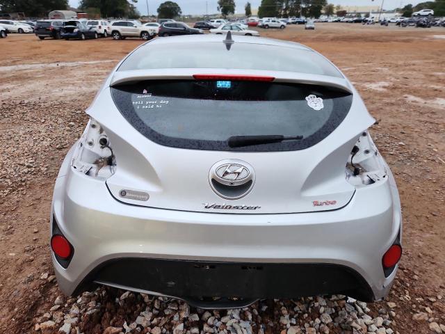 KMHTC6AE4GU283745 - 2016 HYUNDAI VELOSTER TURBO ვერცხლისფერი ფოტო 6