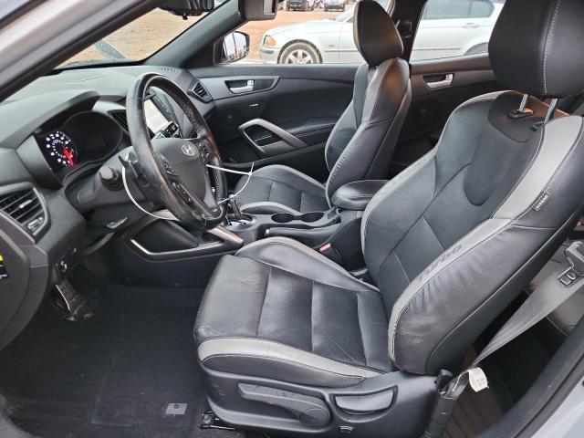 KMHTC6AE4GU283745 - 2016 HYUNDAI VELOSTER TURBO ვერცხლისფერი ფოტო 7