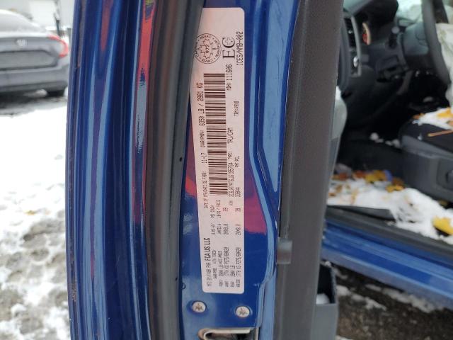 3C6JR7AT6JG195764 - 2018 RAM 1500 ST Синій фото 13