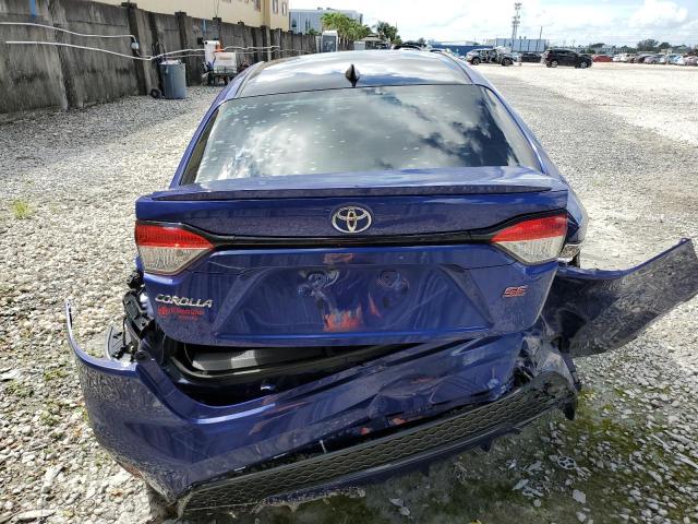 5YFS4MCE9MP070877 - 2021 TOYOTA COROLLA SE Blau Foto 6