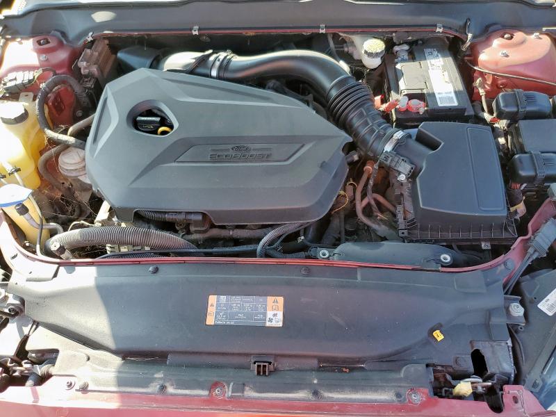 3FA6P0HR6DR323764 - 2013 FORD FUSION SE RED photo 11