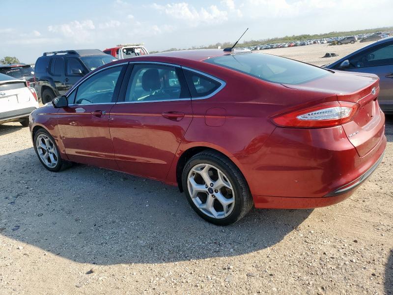 3FA6P0HR6DR323764 - 2013 FORD FUSION SE RED photo 2