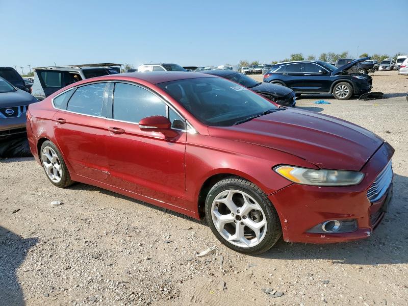 3FA6P0HR6DR323764 - 2013 FORD FUSION SE RED photo 4