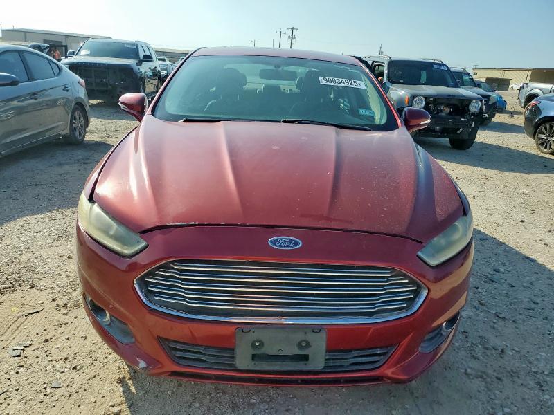 3FA6P0HR6DR323764 - 2013 FORD FUSION SE RED photo 5