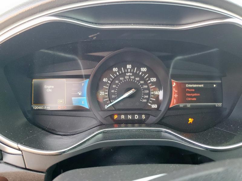 3FA6P0HR6DR323764 - 2013 FORD FUSION SE RED photo 9