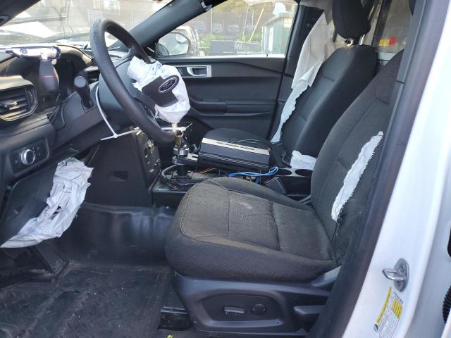 1FM5K8AW5NNA02141 - 2022 FORD EXPLORER POLICE INTERCEPTOR Biały zdjęcie 7