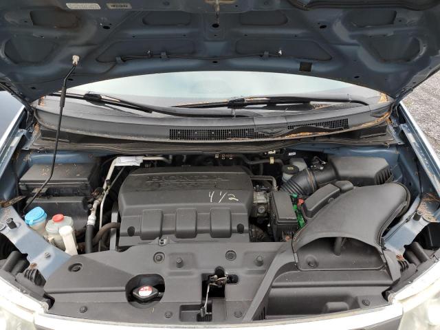 5FNRL5H44BB505353 - 2011 HONDA ODYSSEY EX BLUE photo 12