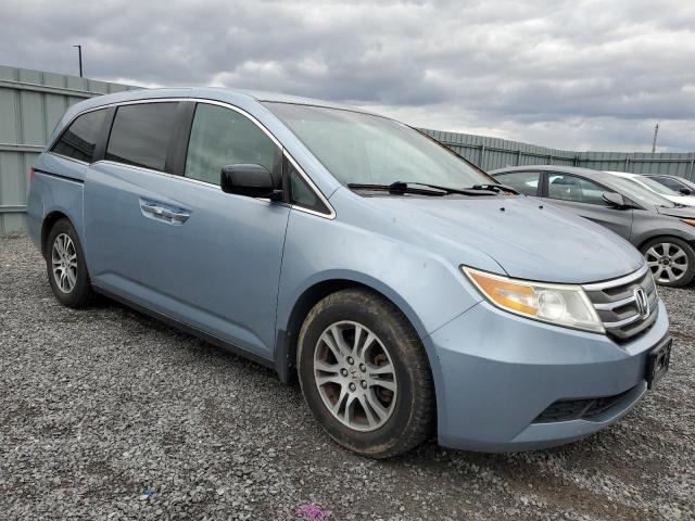 5FNRL5H44BB505353 - 2011 HONDA ODYSSEY EX BLUE photo 4