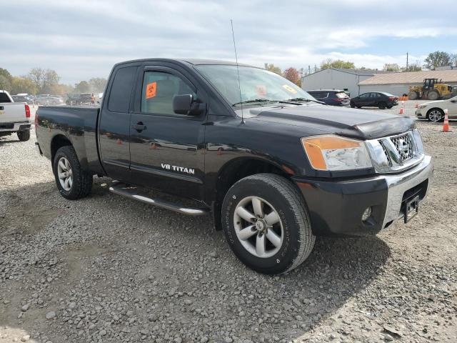 1N6AA06C09N309743 - 2009 NISSAN TITAN XE შავი ფოტო 4