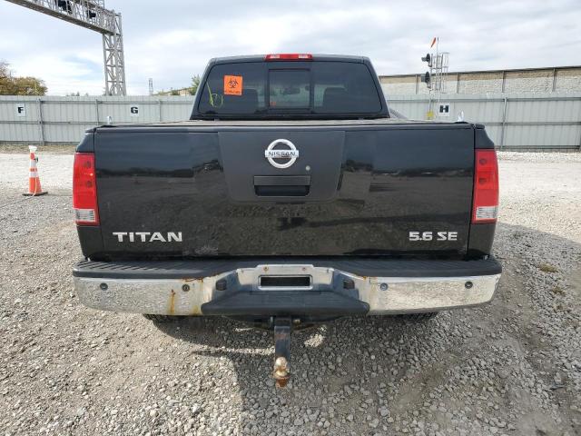 1N6AA06C09N309743 - 2009 NISSAN TITAN XE შავი ფოტო 6