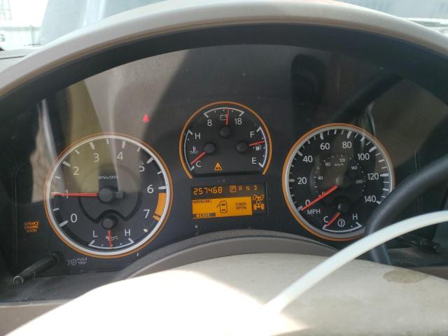 1N6AA06C09N309743 - 2009 NISSAN TITAN XE შავი ფოტო 9