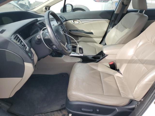 19XFB2F93FE044774 - 2015 HONDA CIVIC EXL WHITE photo 7