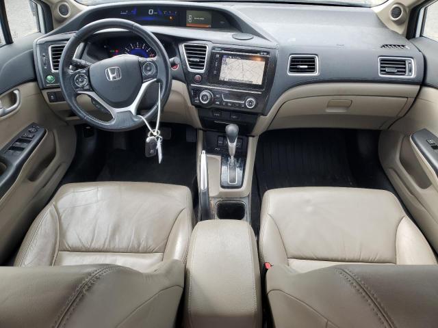 19XFB2F93FE044774 - 2015 HONDA CIVIC EXL WHITE photo 8