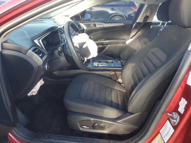 3FA6P0LU2KR226313 - 2019 FORD FUSION SE RED photo 7