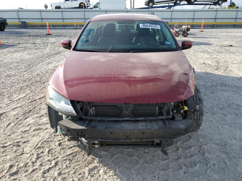3VW2B7AJ4HM221951 - 2017 VOLKSWAGEN JETTA S BURGUNDY photo 5