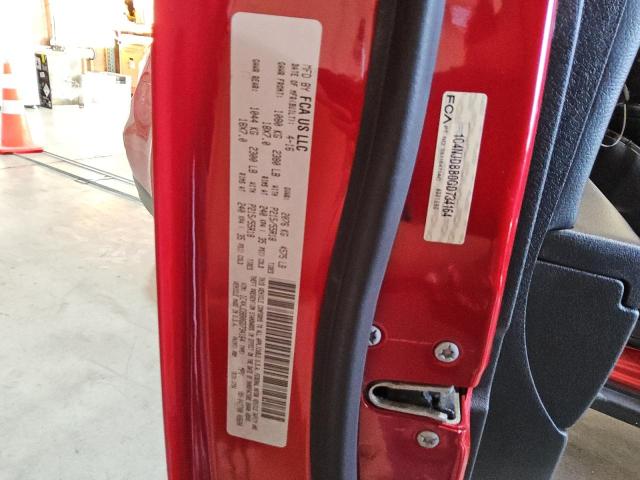 1C4NJDBB0GD734164 - 2016 JEEP COMPASS SPORT წითელი ფოტო 13