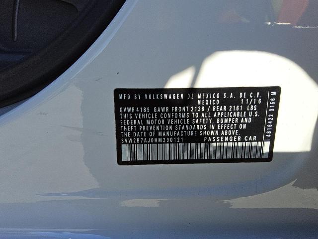3VW2B7AJ0HM290121 - 2017 VOLKSWAGEN JETTA S 白色 照片 12