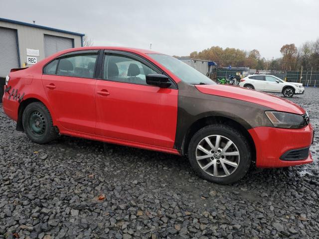 3VW1K7AJ9CM364544 - 2012 VOLKSWAGEN JETTA BASE RED photo 4