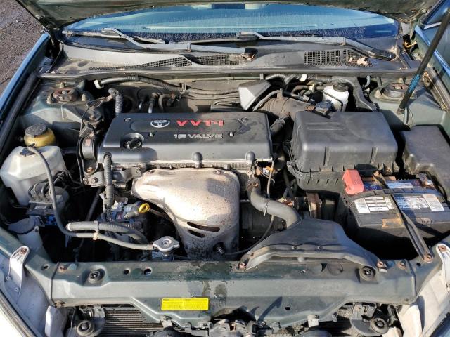 4T1BE30K74U272939 - 2004 TOYOTA CAMRY LE GREEN photo 11