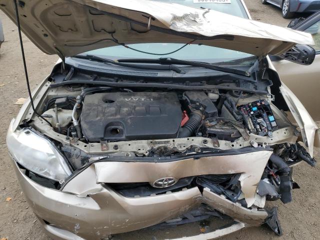 2T1BU40E49C121021 - 2009 TOYOTA COROLLA BASE GOLD photo 11