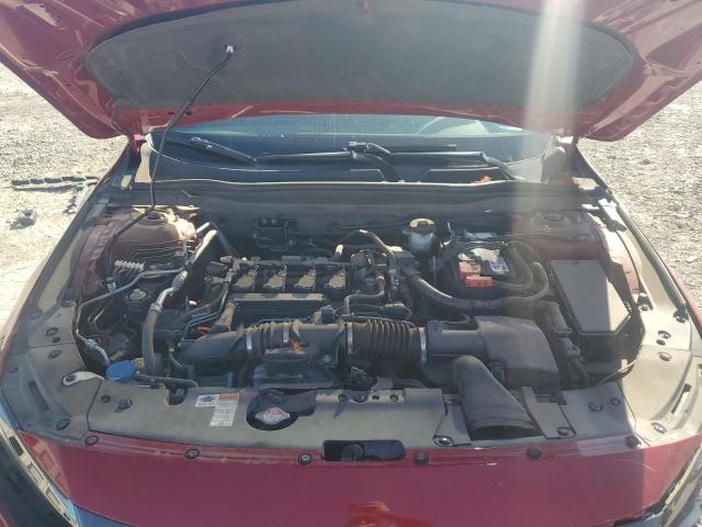 1HGCV1F37KA044243 - 2019 HONDA ACCORD SPORT წითელი ფოტო 11