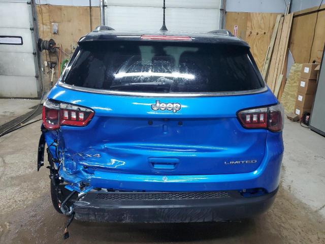 3C4NJDCB7MT522141 - 2021 JEEP COMPASS LIMITED Синій фото 6