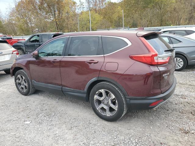 7FARW1H83JE039369 - 2018 HONDA CR-V EXL MAROON photo 2