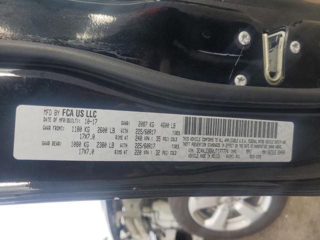 3C4NJDBB0JT177774 - 2018 JEEP COMPASS LATITUDE Noir photo 13