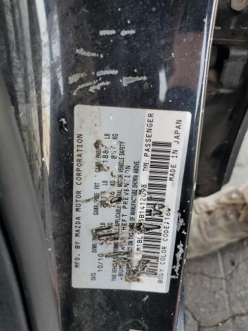 JM1BL1K53B1412098 - 2011 MAZDA 3 S BLACK photo 13