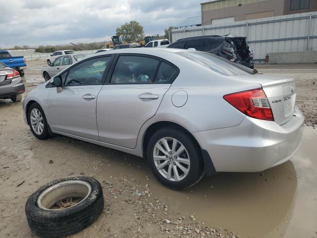 2HGFB2F95CH513011 - 2012 HONDA CIVIC EXL SILVER photo 2