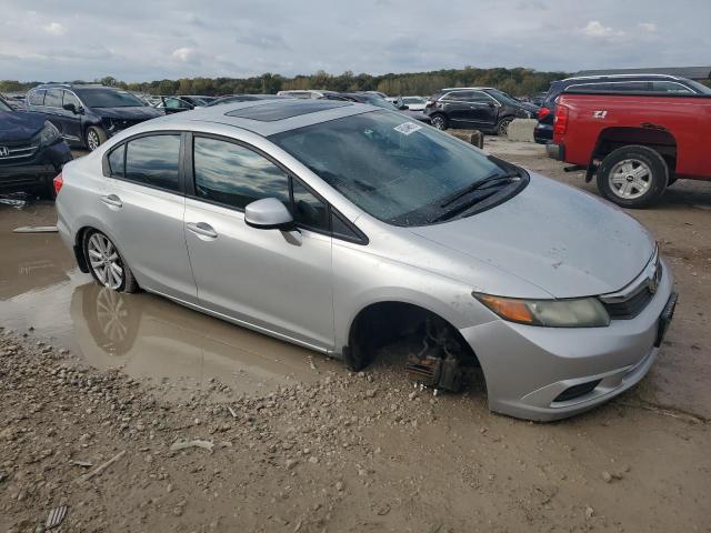 2HGFB2F95CH513011 - 2012 HONDA CIVIC EXL SILVER photo 4