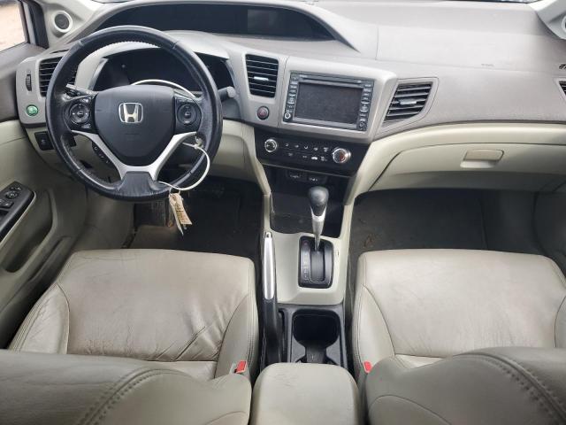 2HGFB2F95CH513011 - 2012 HONDA CIVIC EXL SILVER photo 8