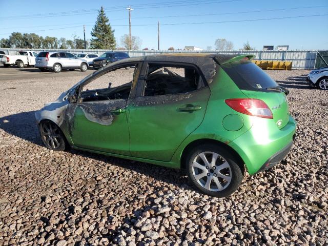 JM1DE1LY8D0161065 - 2013 MAZDA MAZDA2 GREEN photo 2