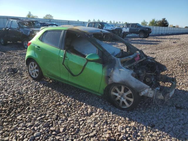 JM1DE1LY8D0161065 - 2013 MAZDA MAZDA2 GREEN photo 4