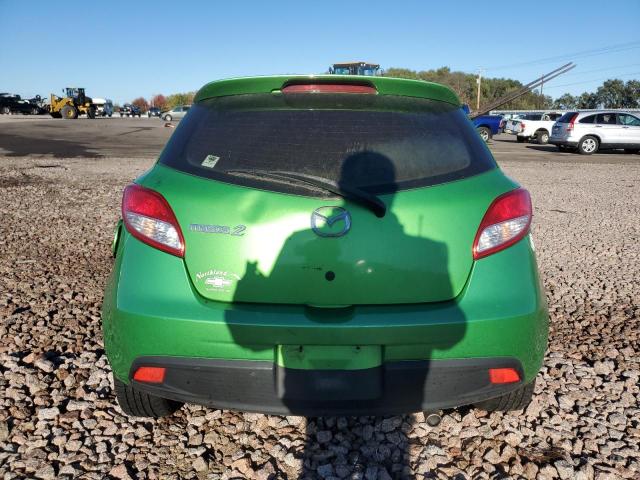 JM1DE1LY8D0161065 - 2013 MAZDA MAZDA2 GREEN photo 6
