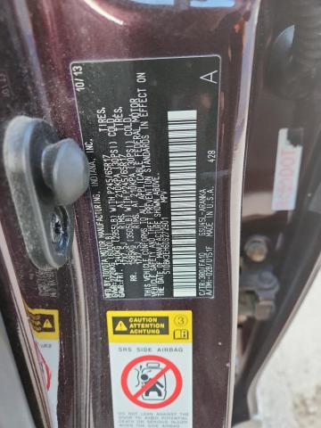 5TDBK3EH6DS272901 - 2013 TOYOTA HIGHLANDER BASE Bordo fotoğraf 13