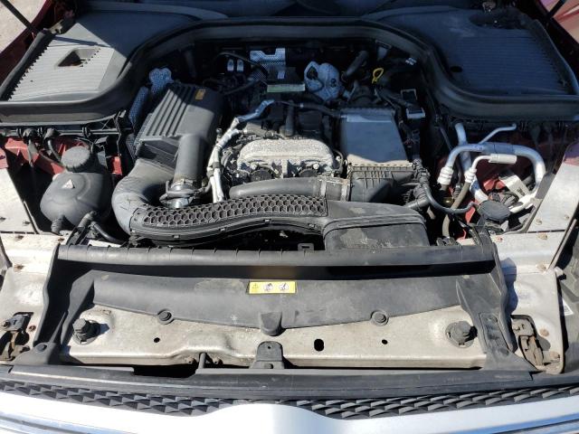 WDC0G4KB7HV009756 - 2017 MERCEDES-BENZ GLC 300 4MATIC RED photo 11