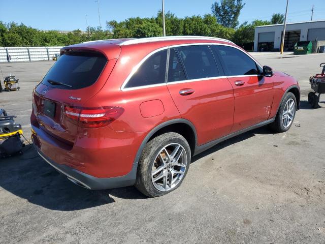 WDC0G4KB7HV009756 - 2017 MERCEDES-BENZ GLC 300 4MATIC RED photo 3