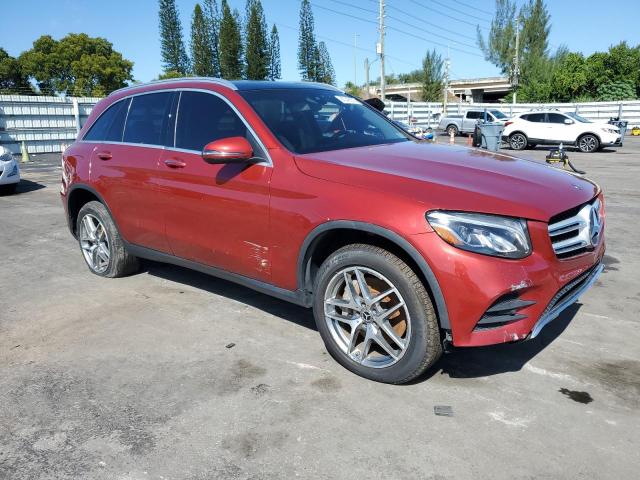 WDC0G4KB7HV009756 - 2017 MERCEDES-BENZ GLC 300 4MATIC RED photo 4